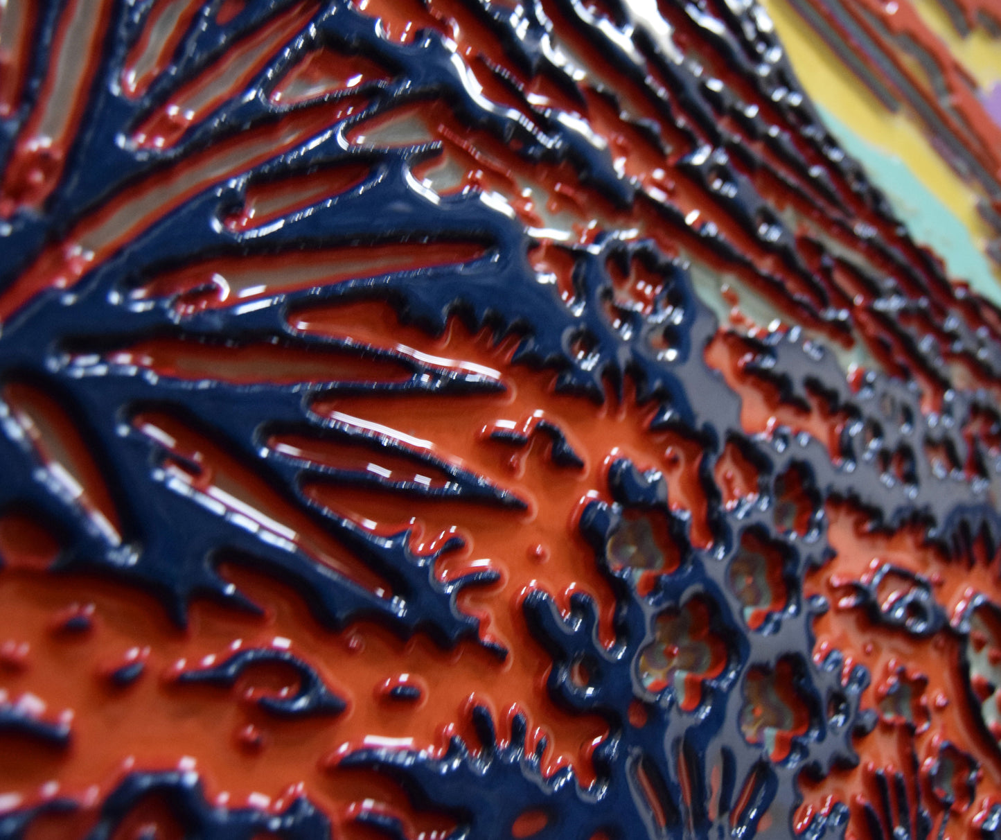 Unique Original Contemporary 3D Printed wall hanging sculpture by Jon Mark