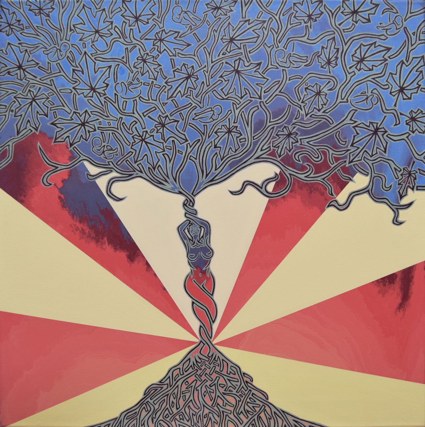 Original Contemporary Representational Acrylic Paintings on Canvas by Jon Mark
