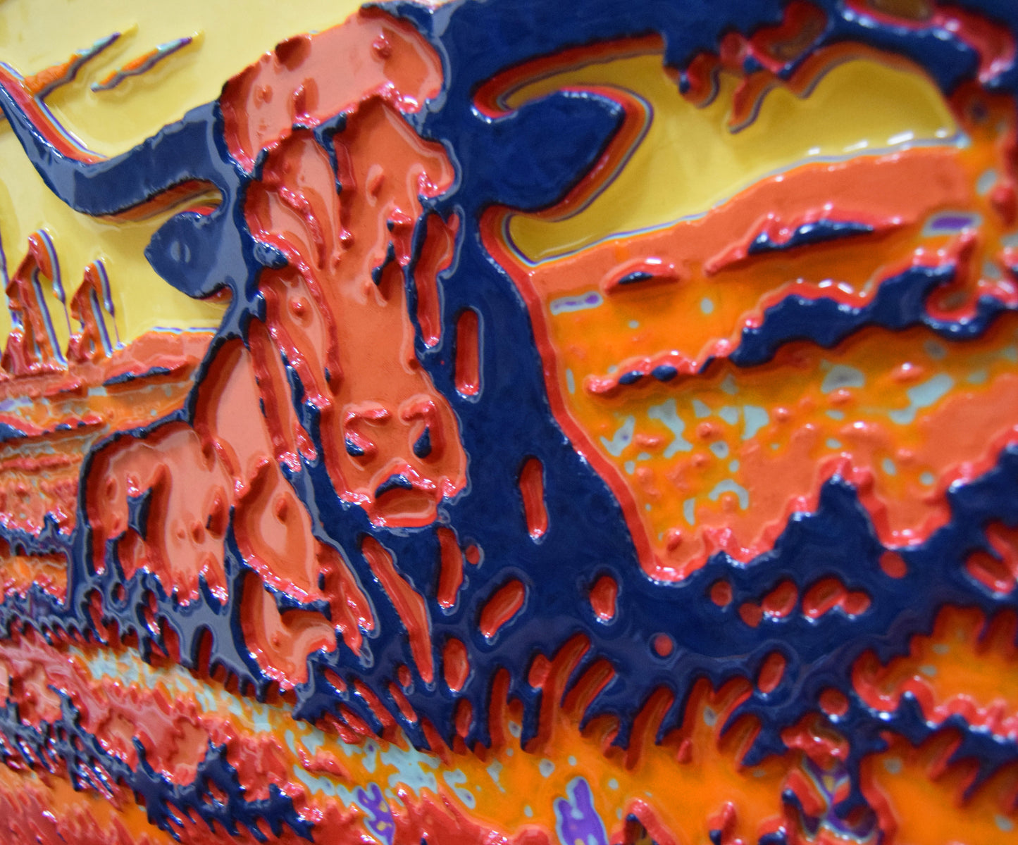 Unique Original Contemporary 3D Printed wall hanging sculpture by Jon Mark