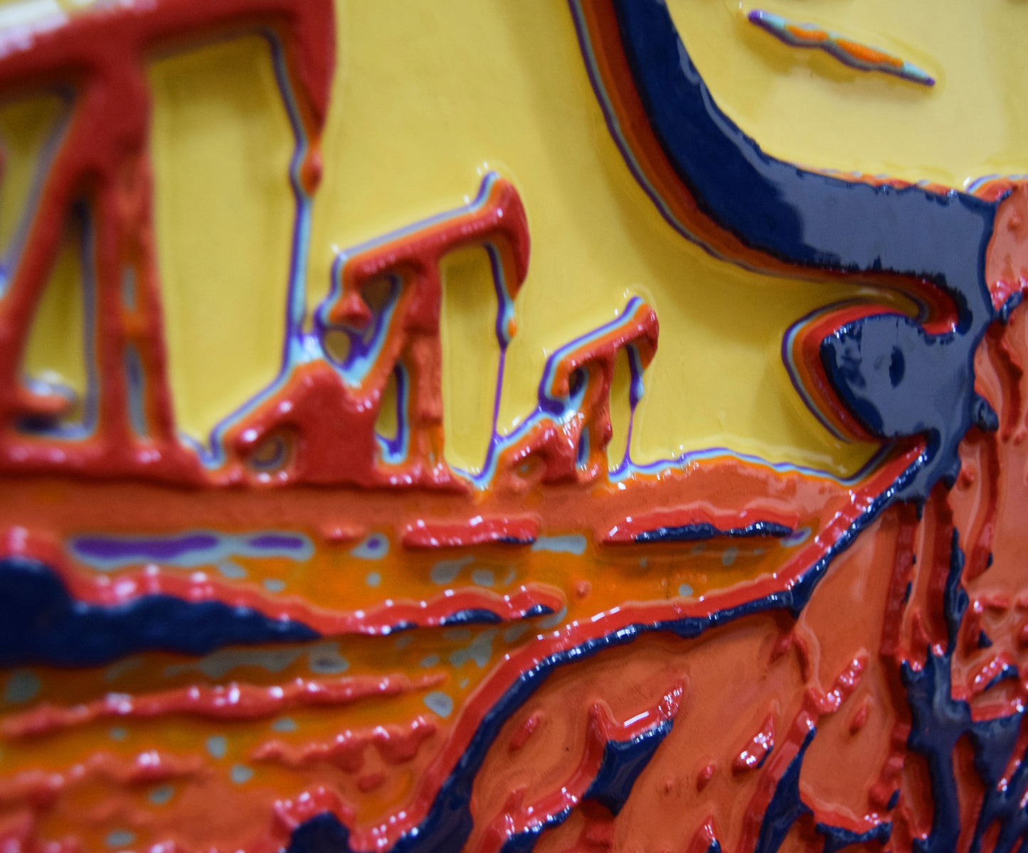 Unique Original Contemporary 3D Printed wall hanging sculpture by Jon Mark