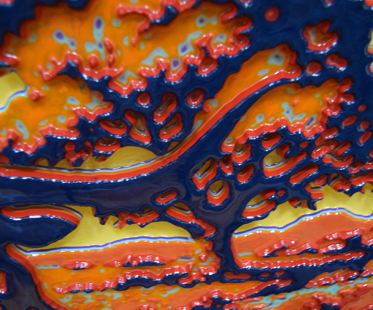 Unique Original Contemporary 3D Printed wall hanging sculpture by Jon Mark