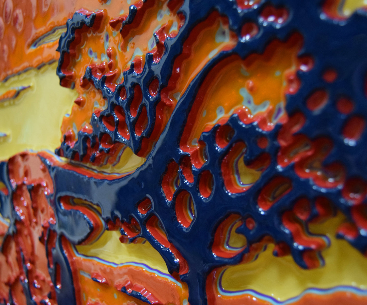 Unique Original Contemporary 3D Printed wall hanging sculpture by Jon Mark