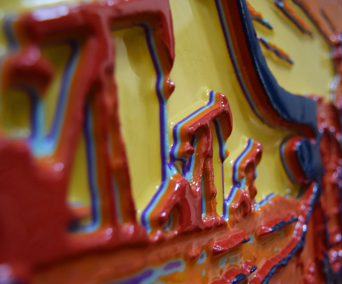 Unique Original Contemporary 3D Printed wall hanging sculpture by Jon Mark