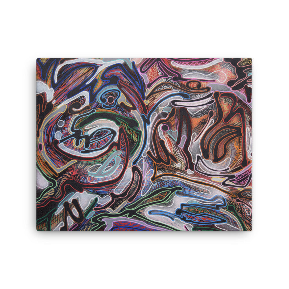 Stream of Consciousness #2 Print on Canvas