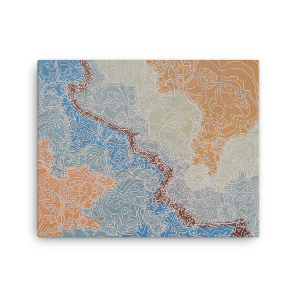 Stream of Consciousness #26 Print on Canvas
