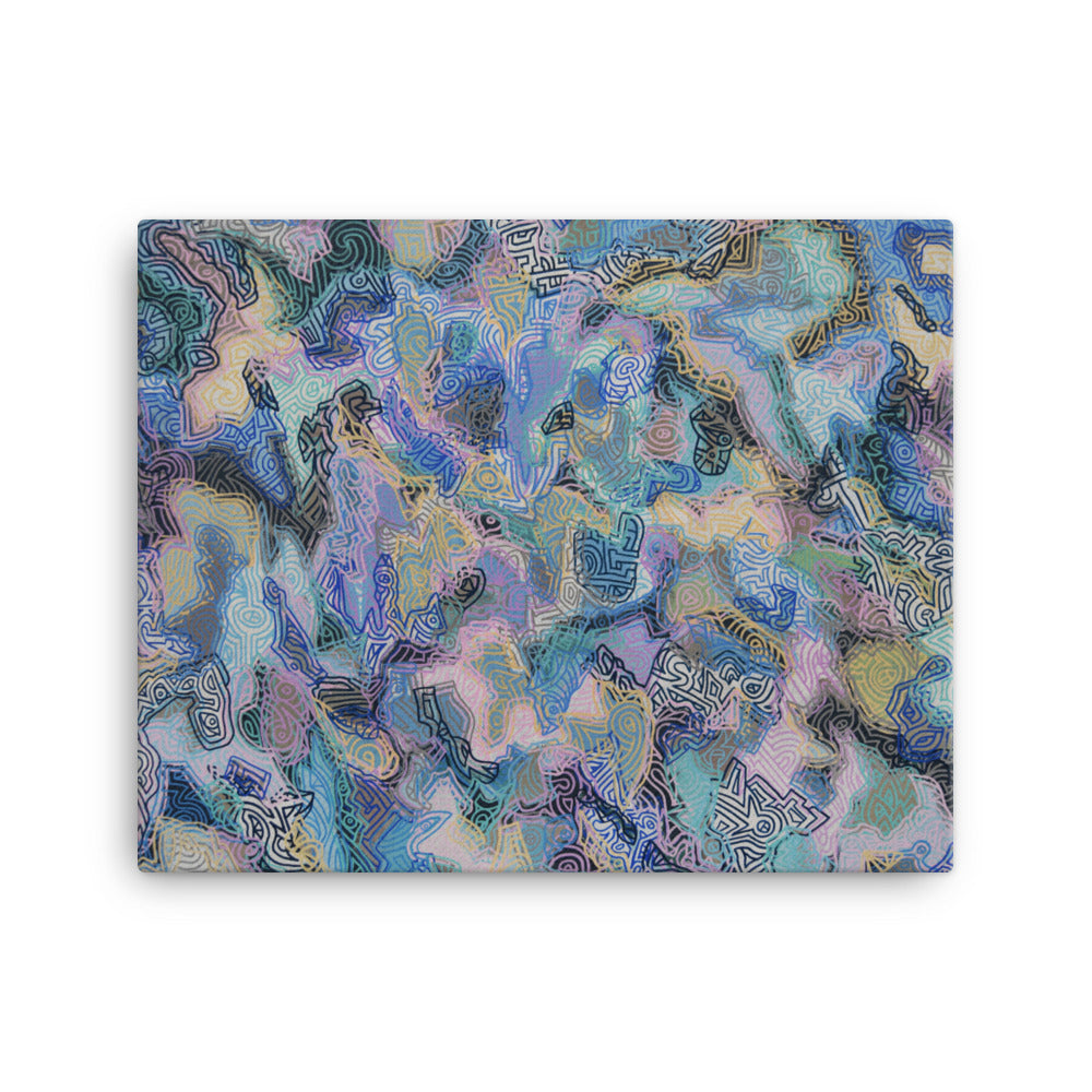 Stream of Consciousness #18 Print on Canvas