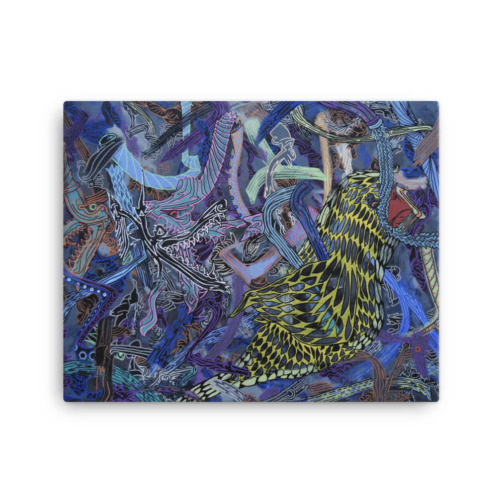 Stream of Consciousness #14 Print on Canvas