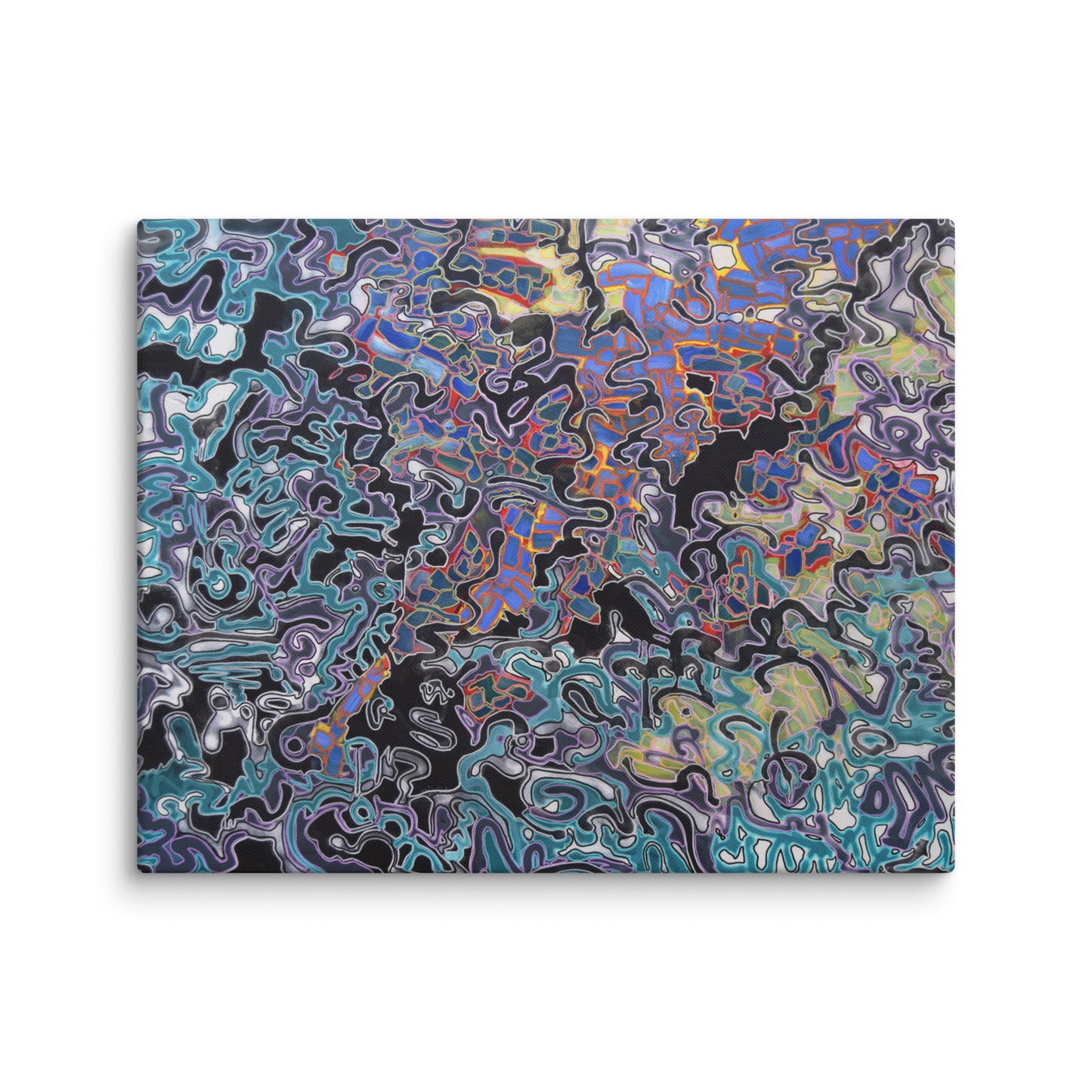 Stream of Consciousness #25 Print on Canvas