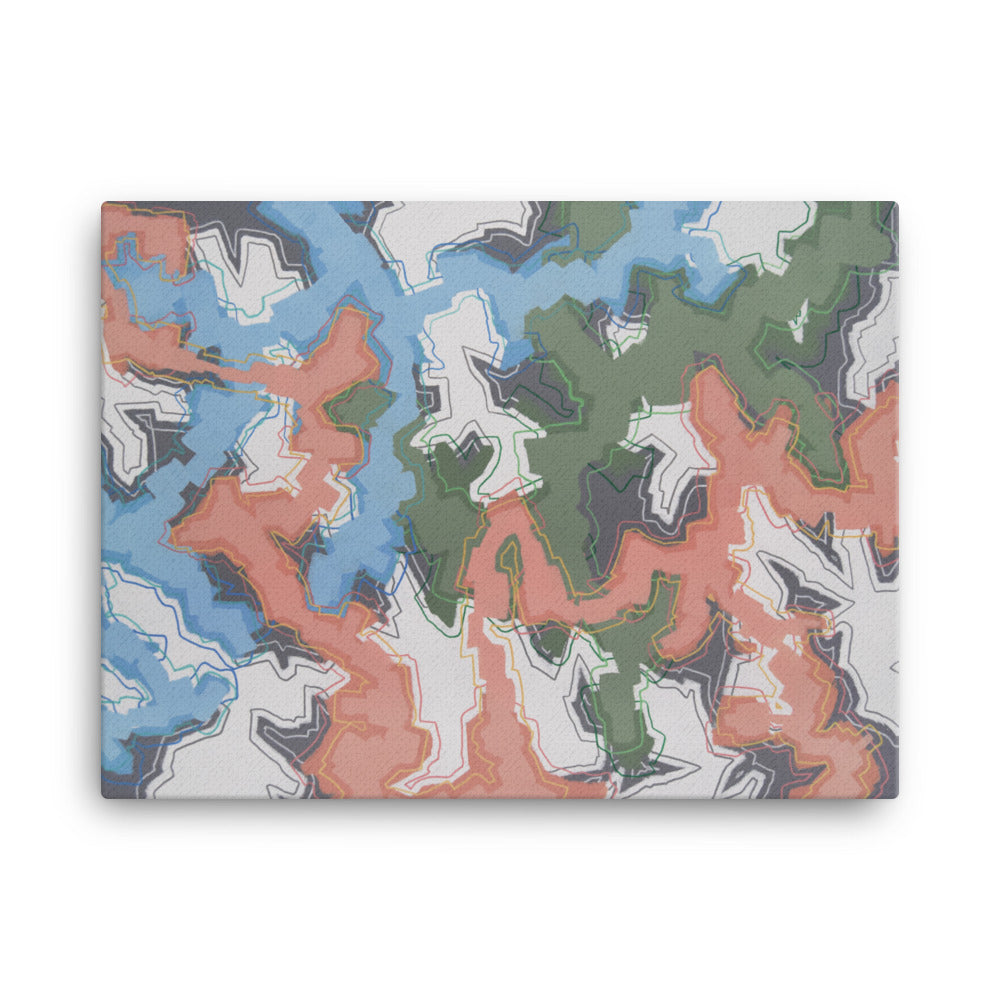 Stream of Consciousness #13 Print of Canvas