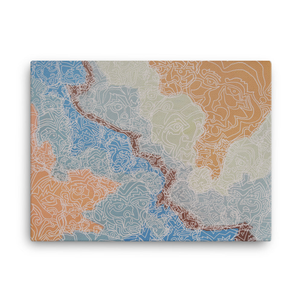 Stream of Consciousness #26 Print on Canvas