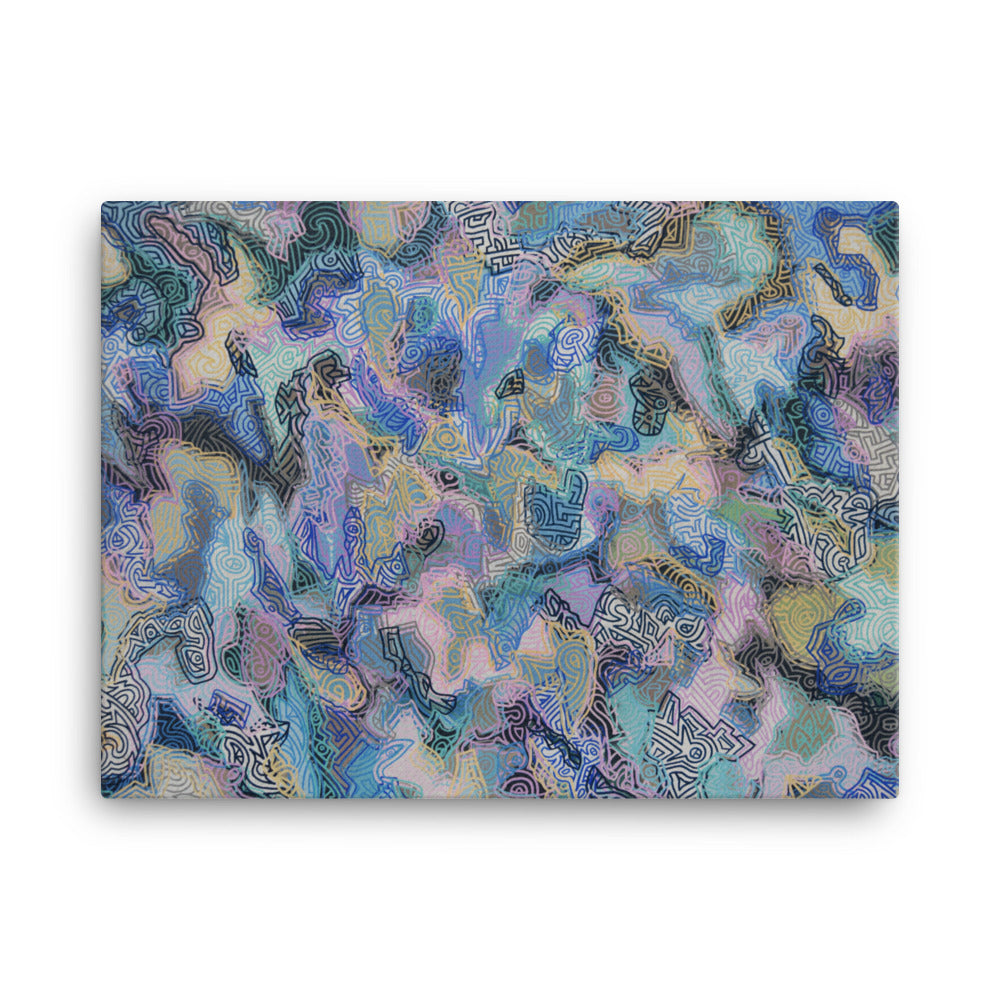 Stream of Consciousness #18 Print on Canvas