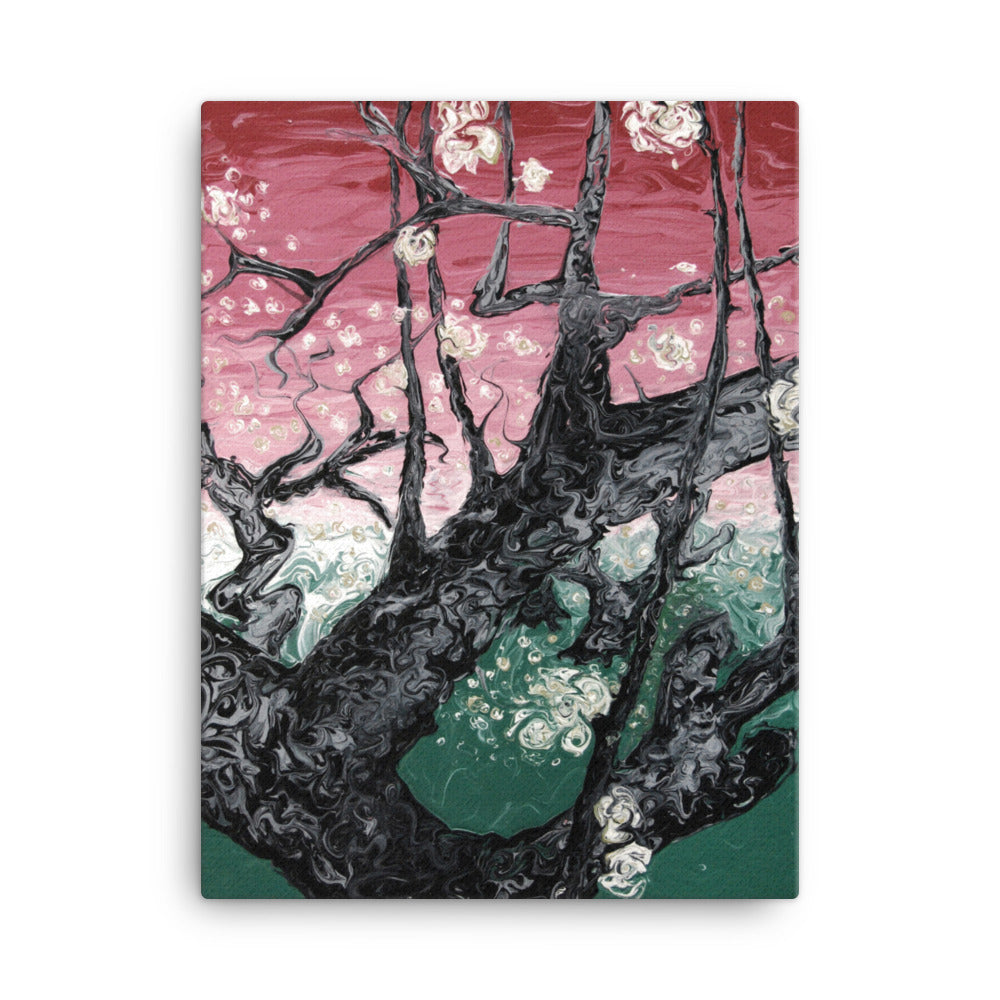 Contemporary Impressionist Landscape Print on Canvas by Jon Mark