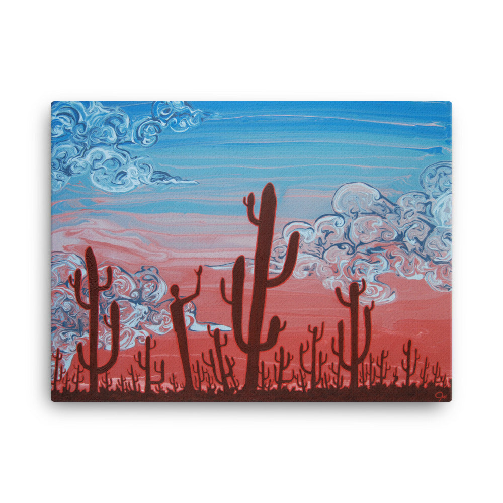 Contemporary Impressionist Landscape Print on Canvas by Jon Mark