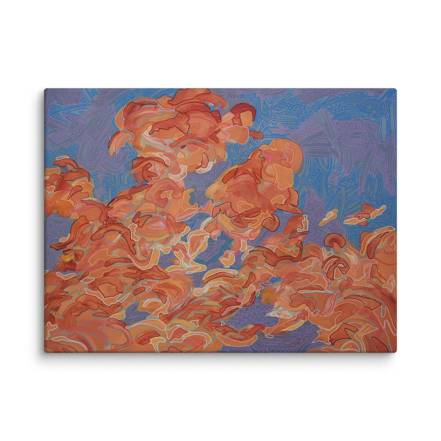 Stream of Consciousness #7 Print on Canvas