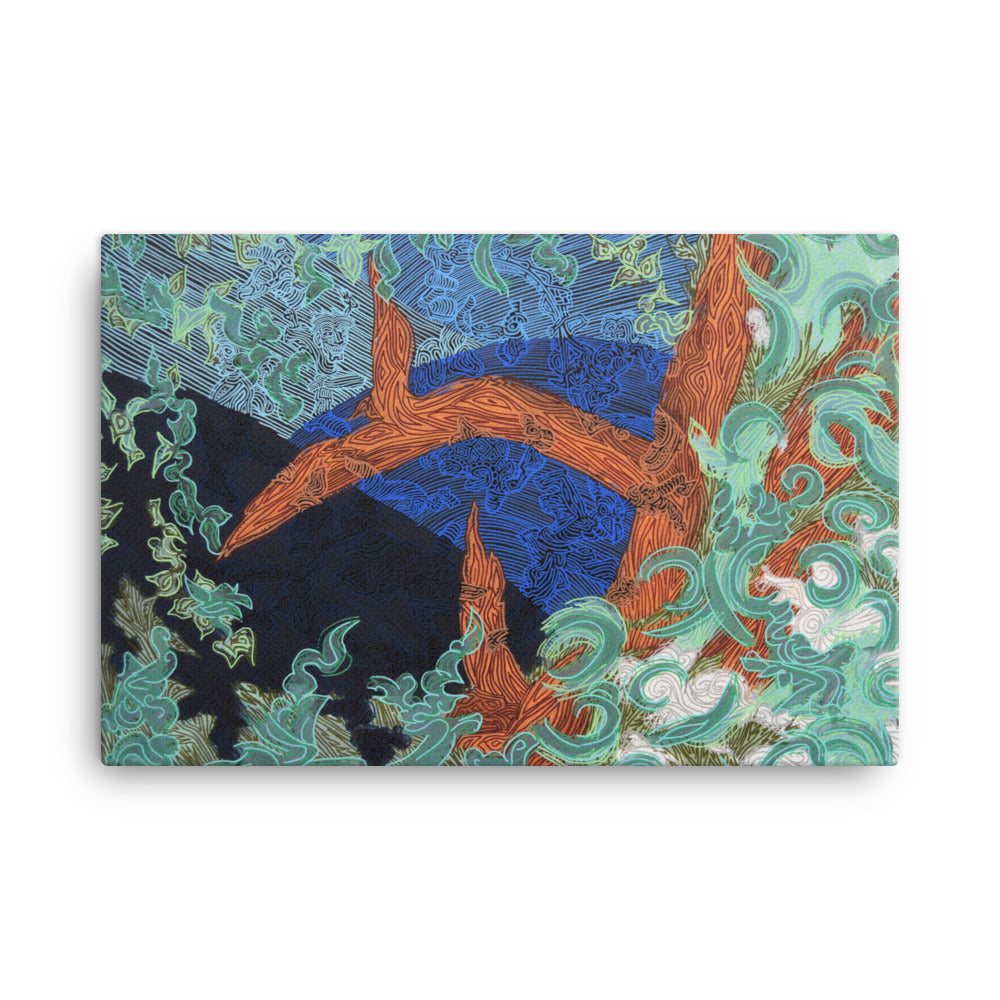 Stream of Consciousness #30 Print on Canvas