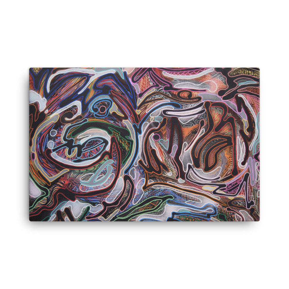 Stream of Consciousness #2 Print on Canvas