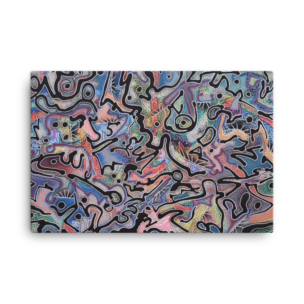 Stream of Consciousness #5 Print on Canvas