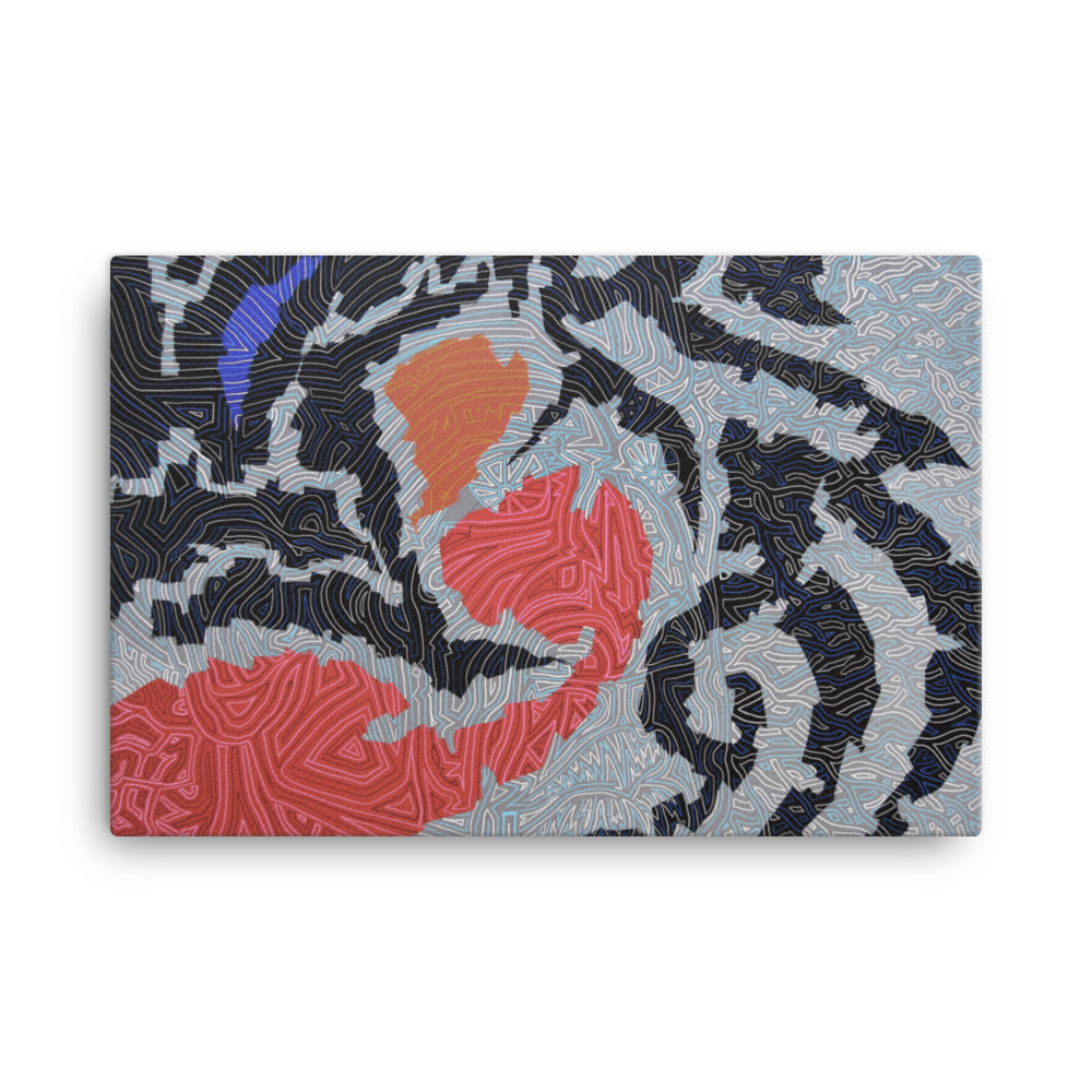 Stream of Consciousness #21 Print on Canvas