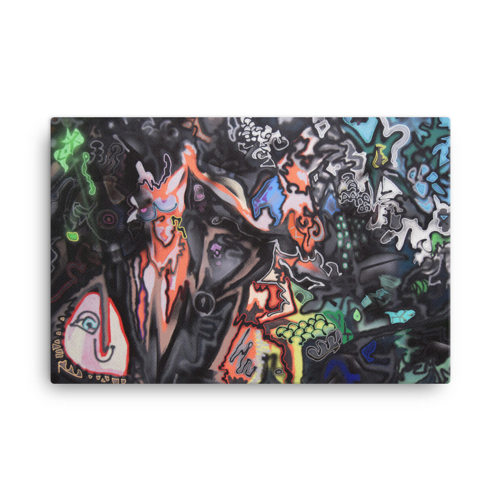 Stream of Consciousness #10 Print on Canvas