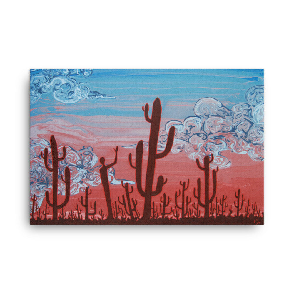 Liquid Landscape #11 Print on Canvas