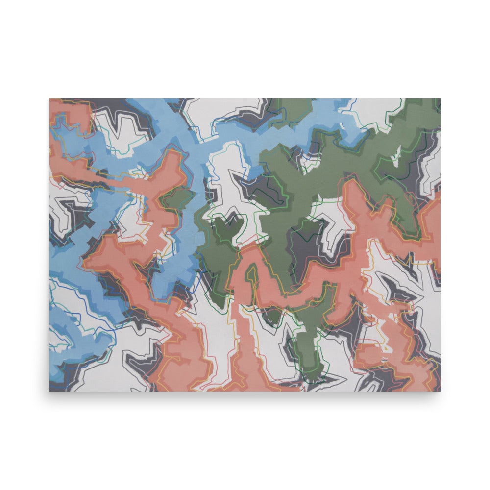 Stream of Consciousness #13 Print of Paper