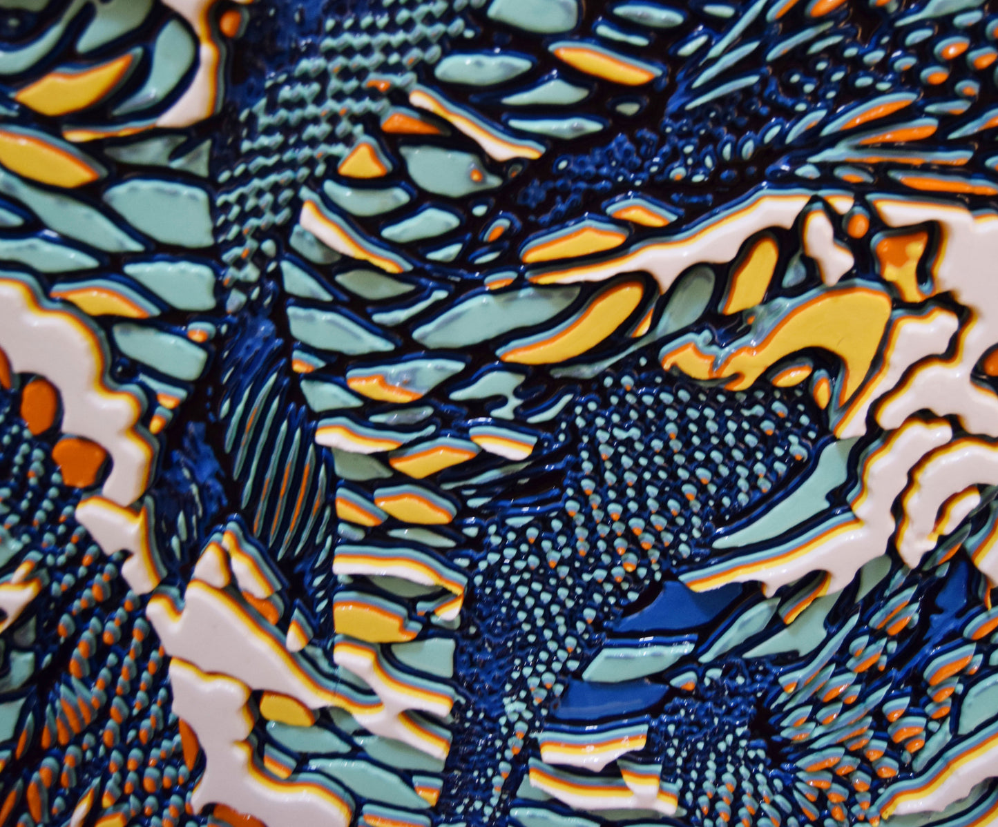Unique Original Contemporary 3D Printed wall hanging sculpture by Jon Mark