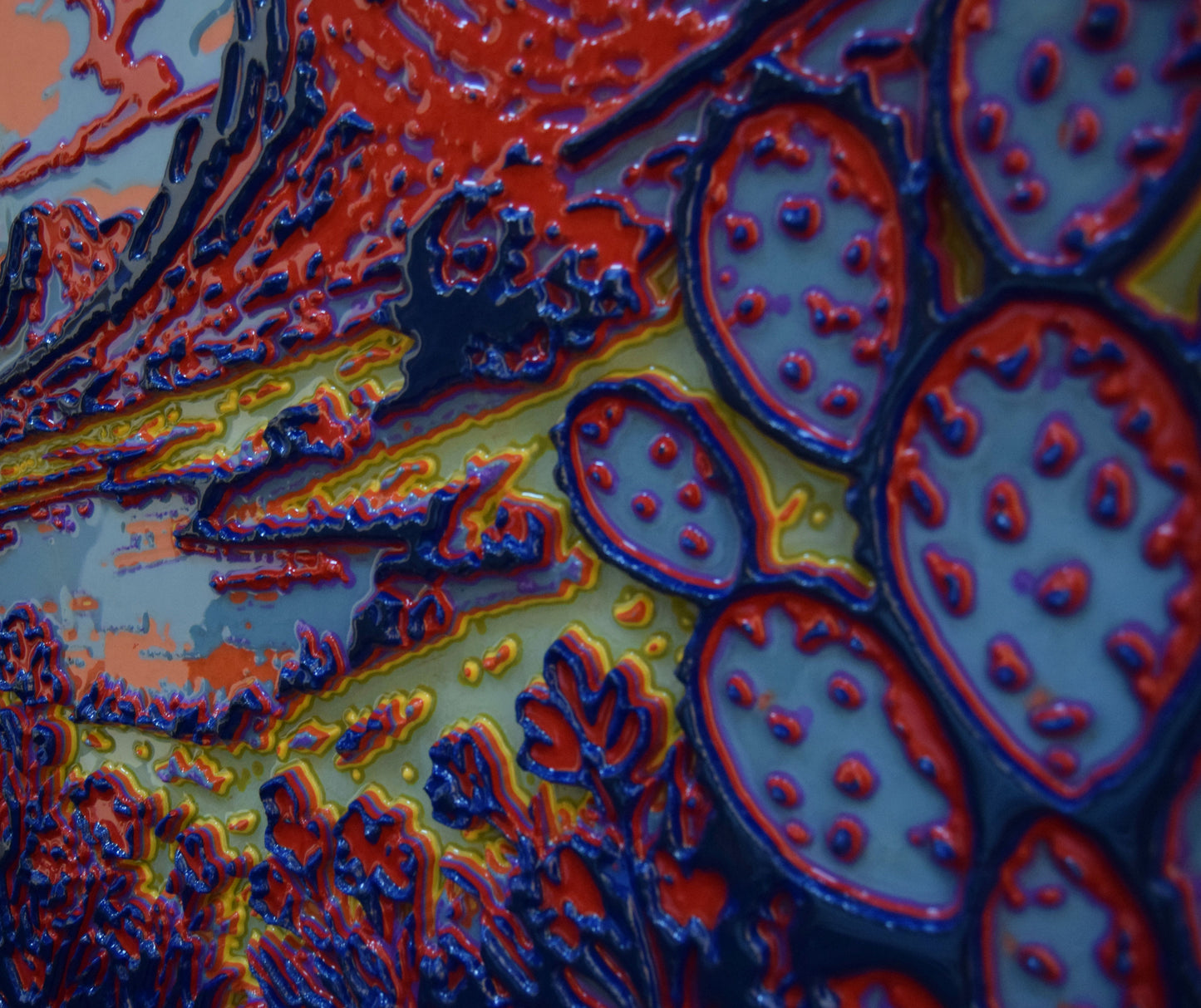 Unique Original Contemporary 3D Printed wall hanging sculpture by Jon Mark