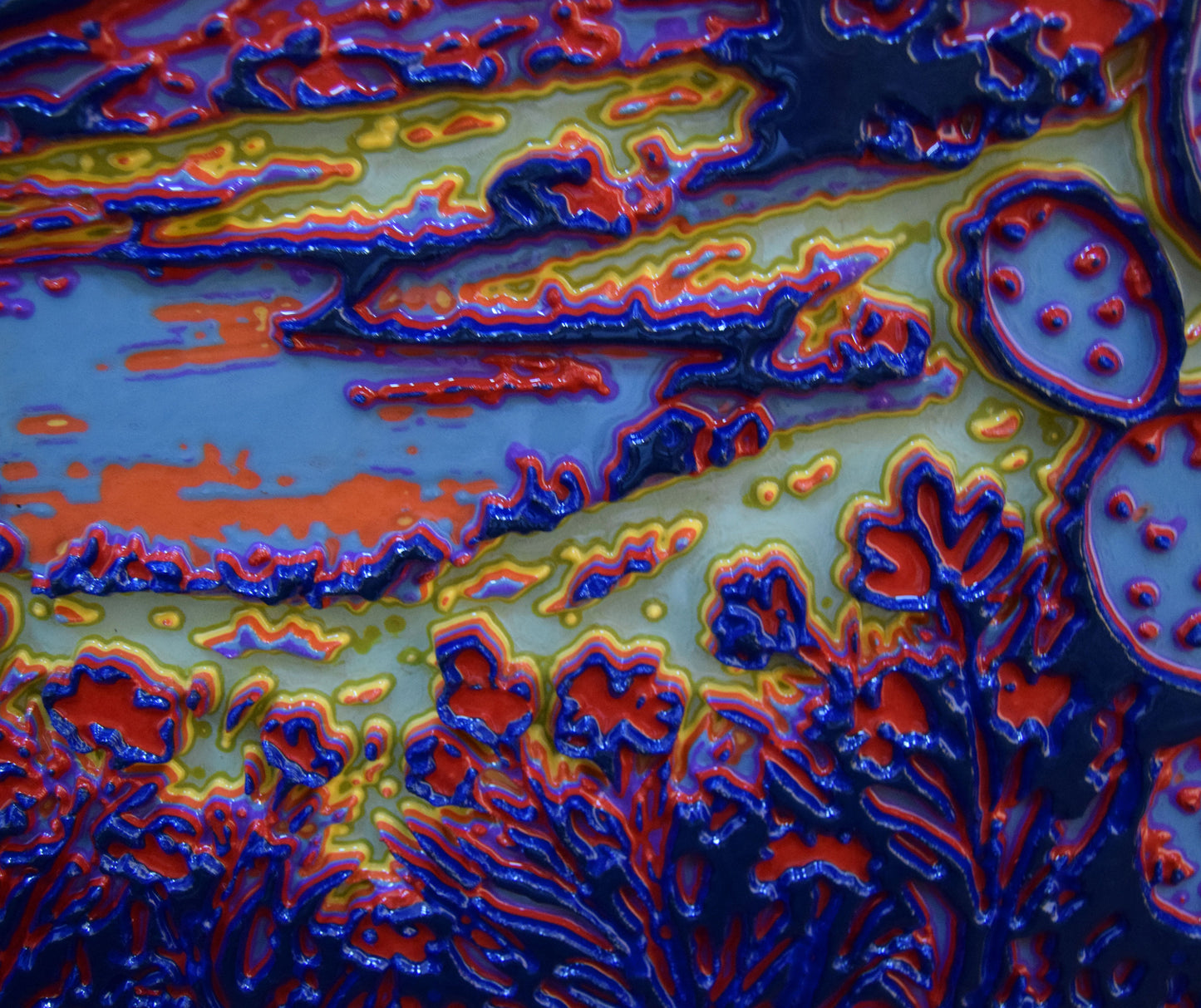 Unique Original Contemporary 3D Printed wall hanging sculpture by Jon Mark