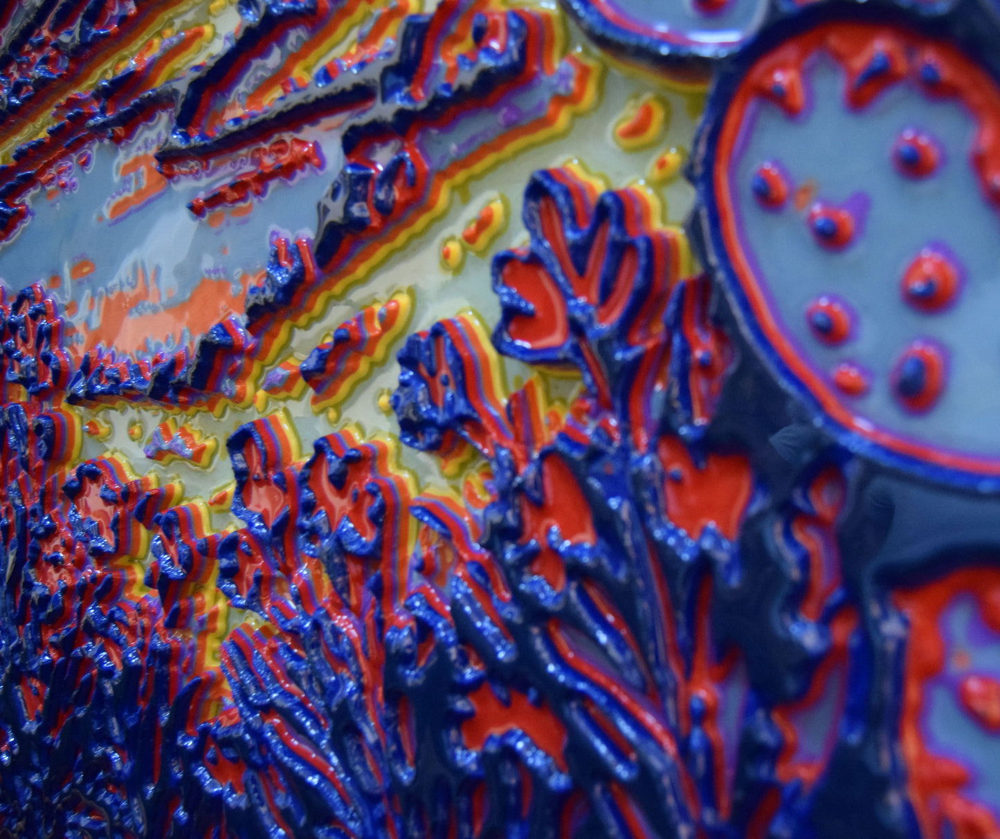 Unique Original Contemporary 3D Printed wall hanging sculpture by Jon Mark
