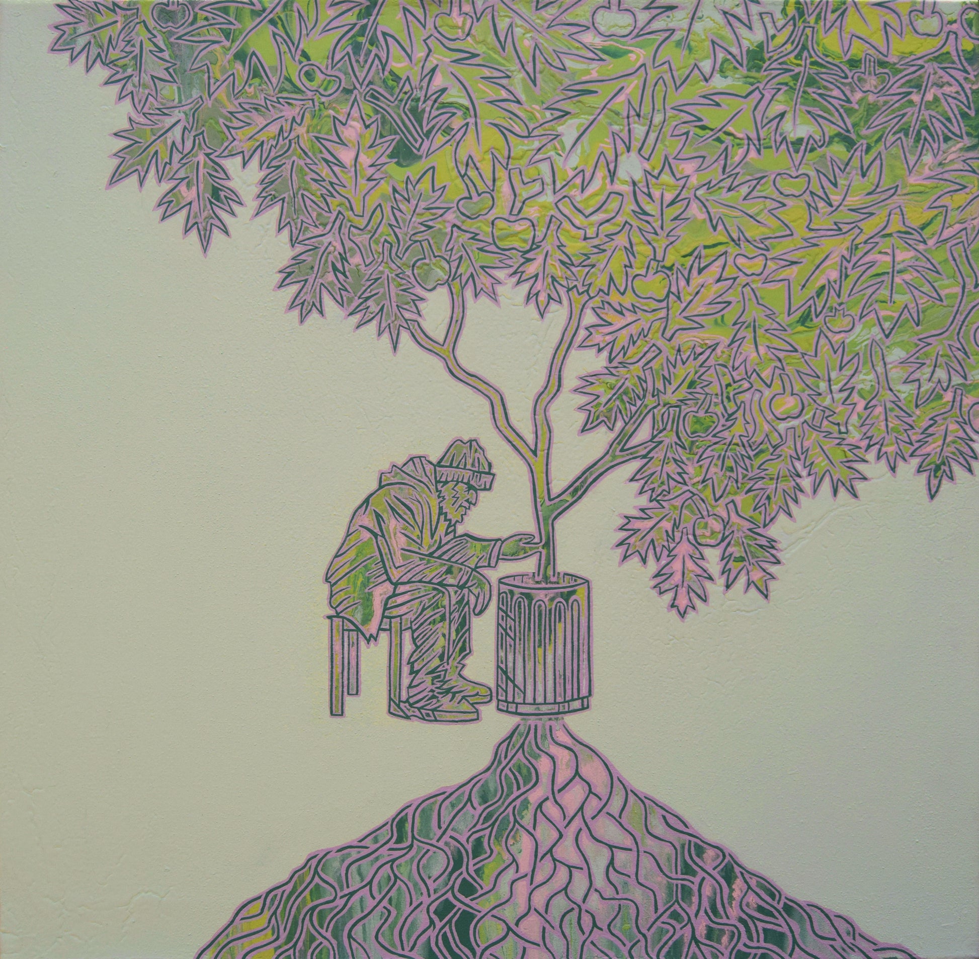Original Contemporary Representational Acrylic Paintings on Canvas by Jon Mark