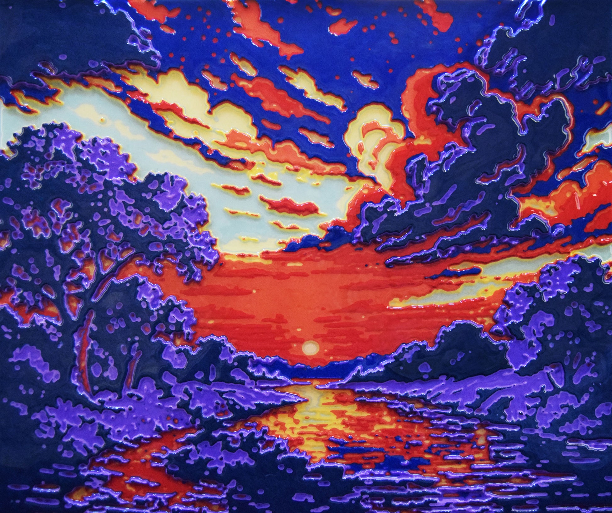 Unique Original Contemporary 3D Printed wall hanging sculpture by Jon Mark