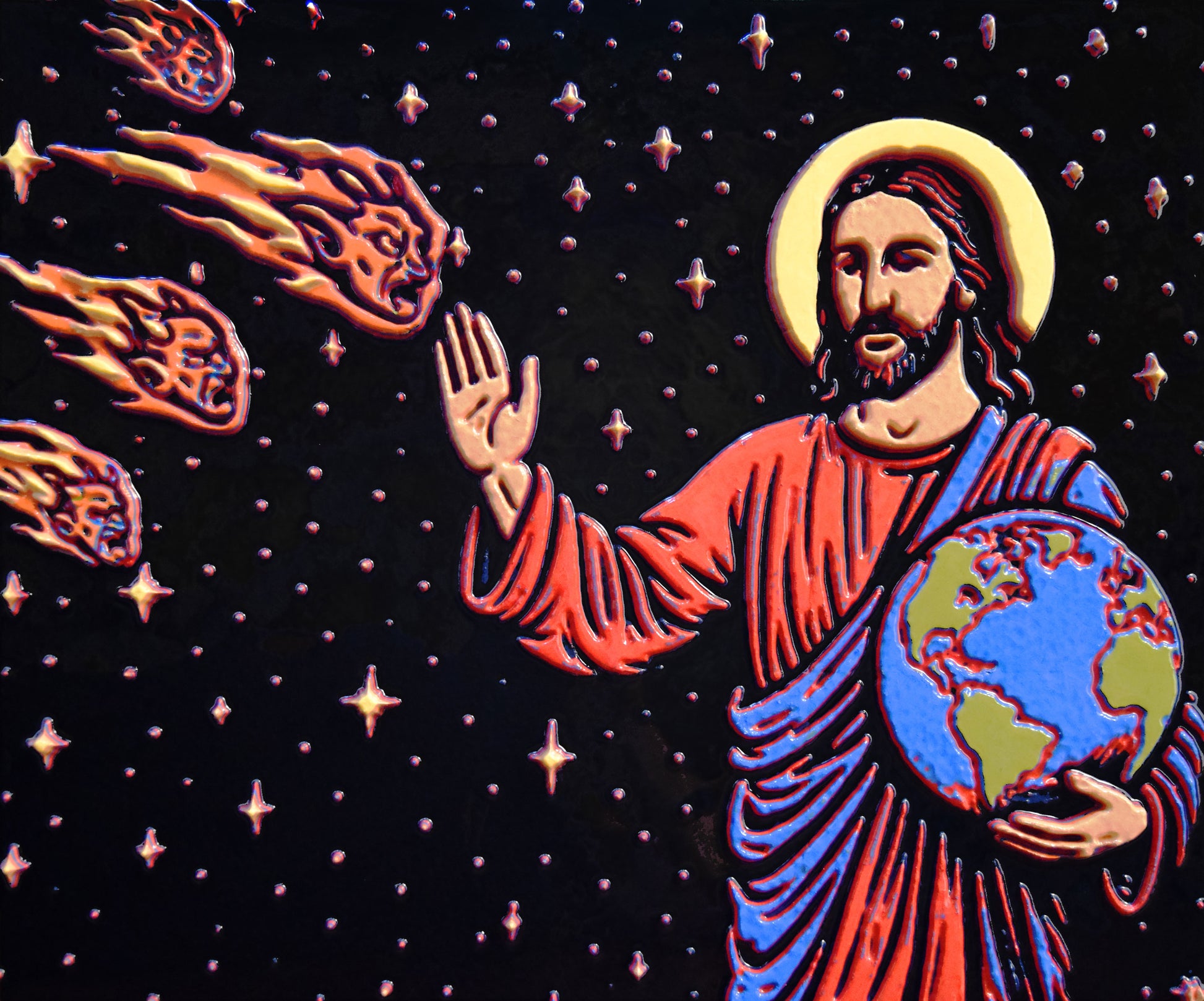 Unique Original Contemporary 3D Printed wall hanging sculpture by Jon Mark