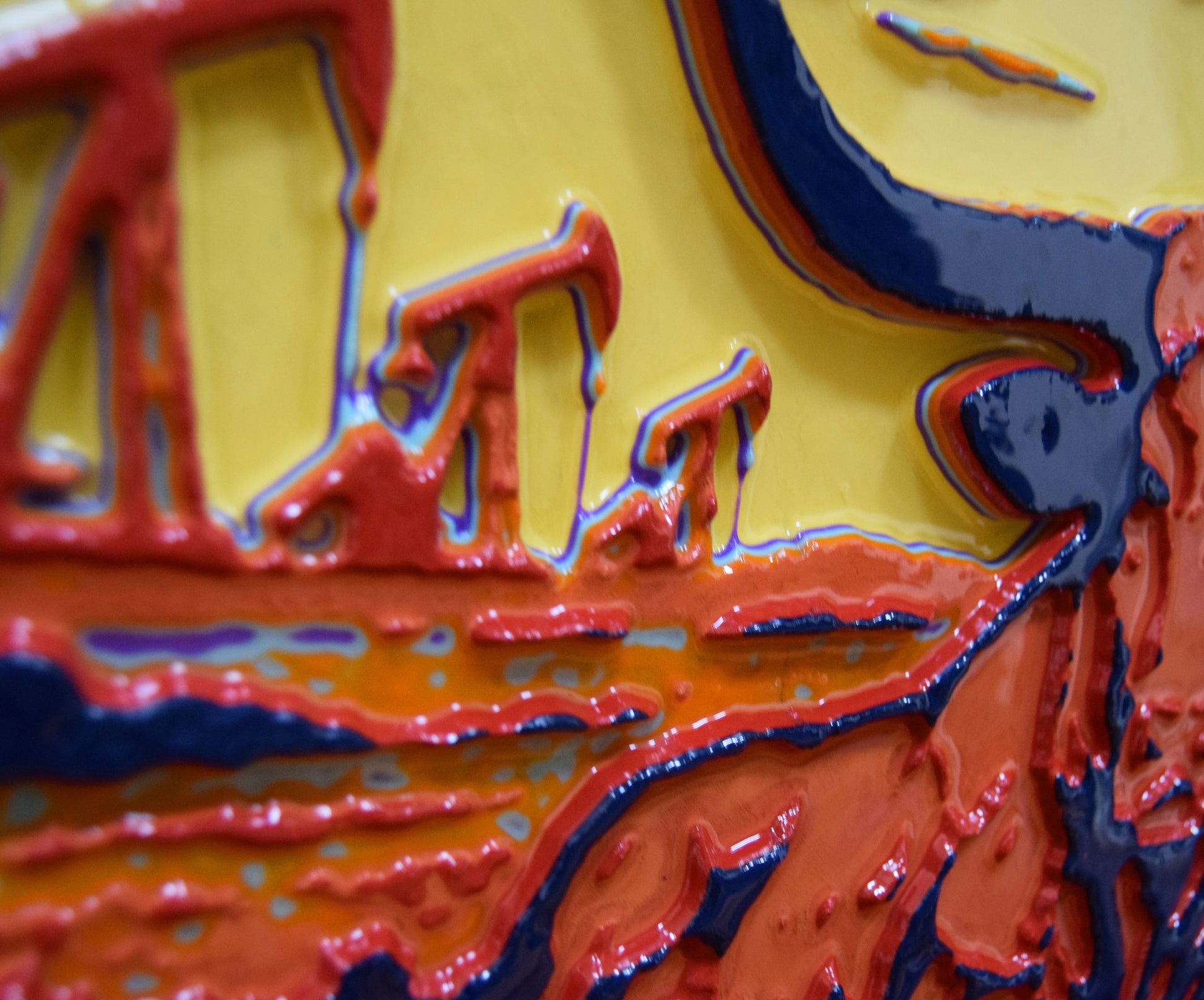 Unique Original Contemporary 3D Printed wall hanging sculpture by Jon Mark