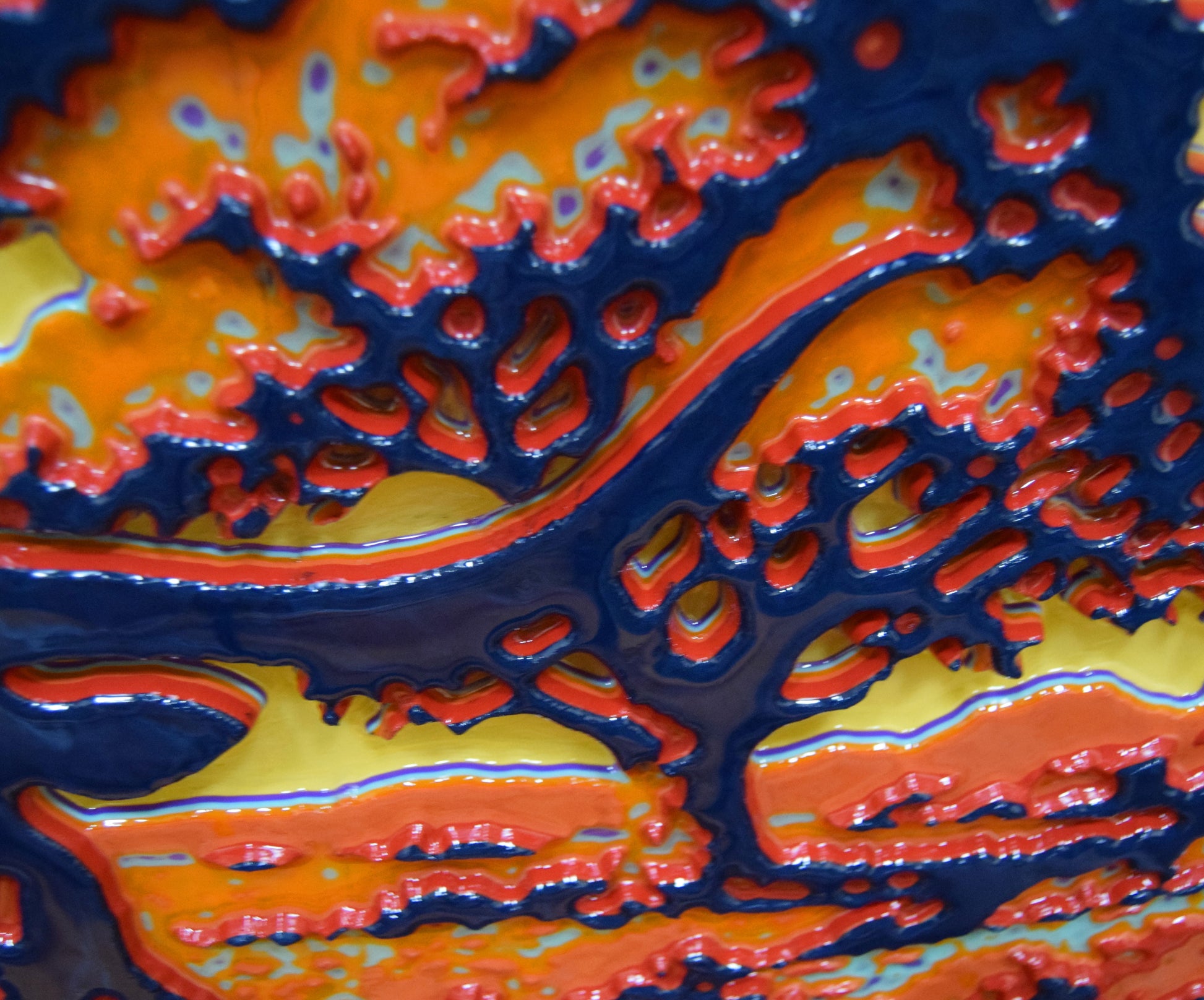 Unique Original Contemporary 3D Printed wall hanging sculpture by Jon Mark