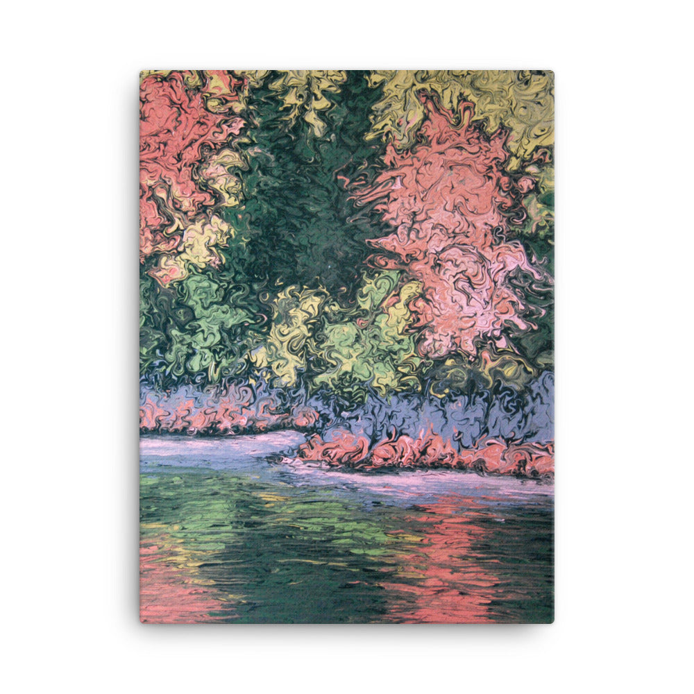 Contemporary Impressionist Landscape Print on Canvas by Jon Mark