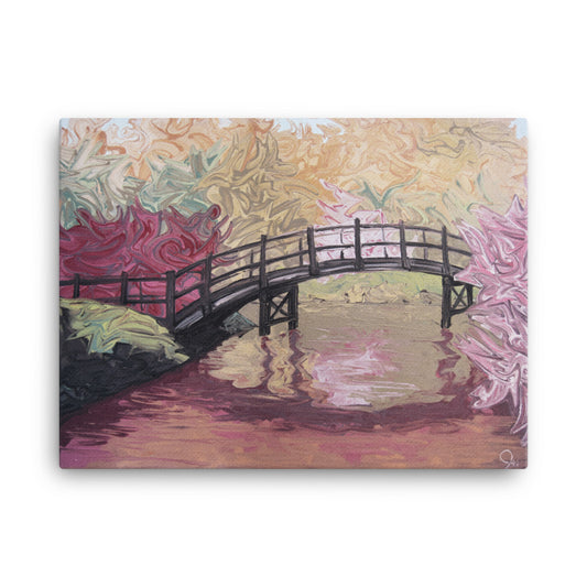 Contemporary Impressionist Landscape Print on Canvas by Jon Mark