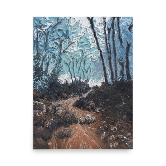 Contemporary Impressionist Landscape Print on Paper by Jon Mark