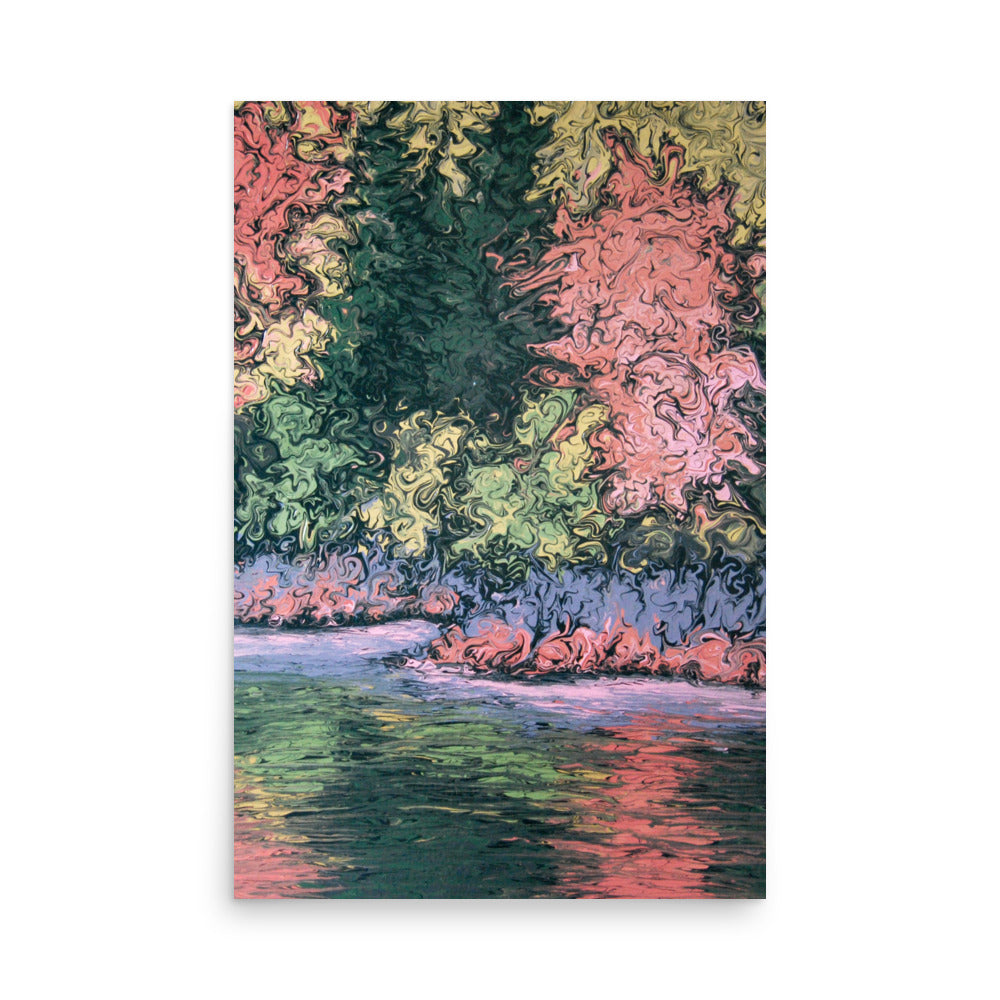 Contemporary Impressionist Landscape Print on Paper by Jon Mark