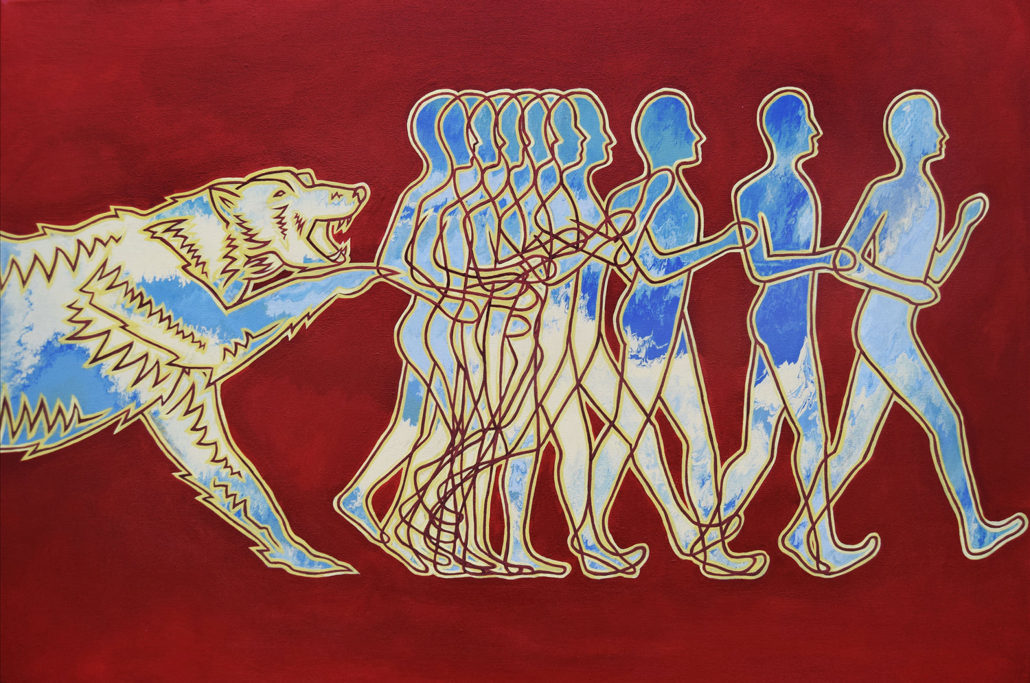 Original Contemporary Representational Acrylic Paintings on Canvas by Jon Mark