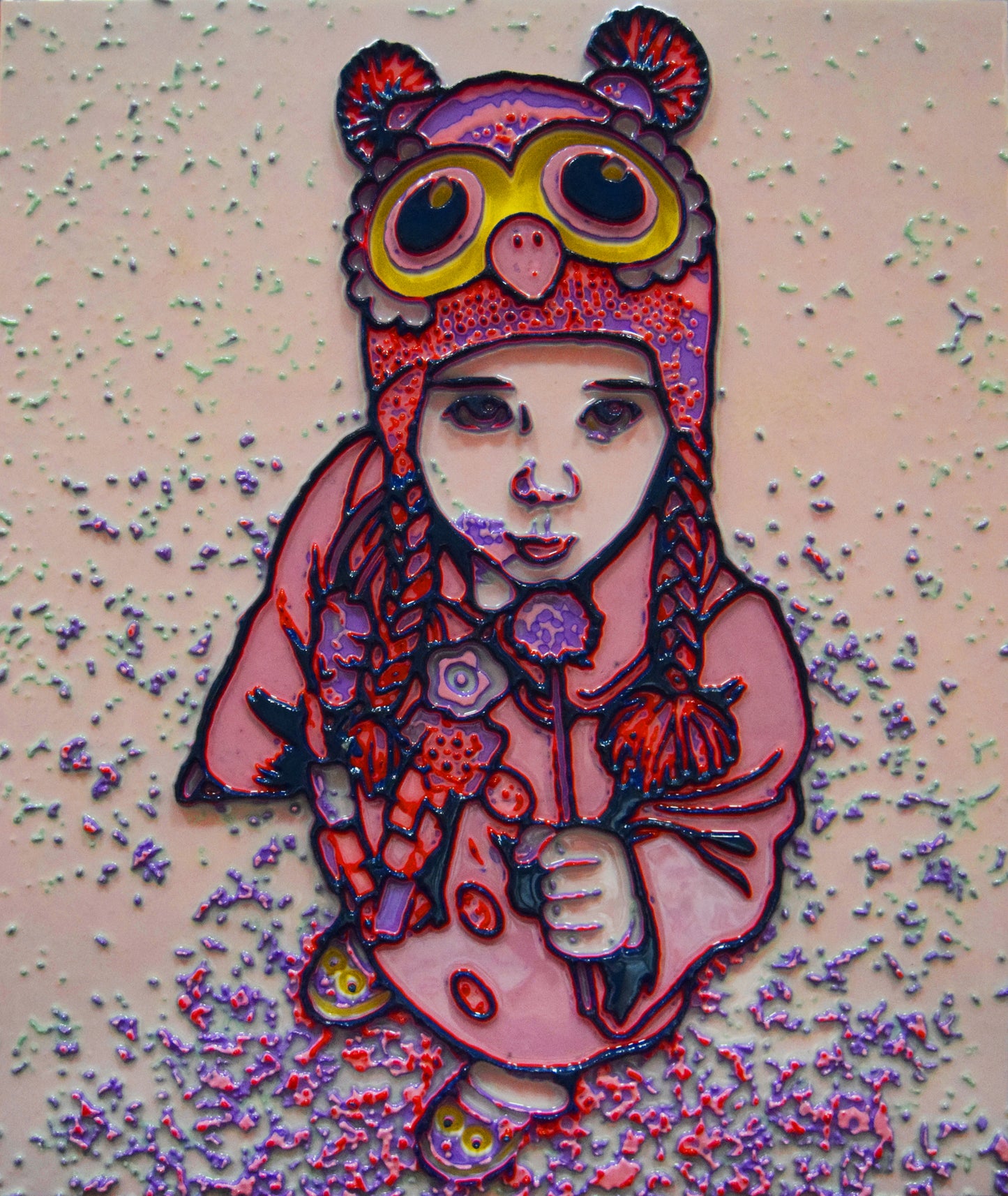 Unique Original Contemporary 3D Printed wall hanging sculpture by Jon Mark